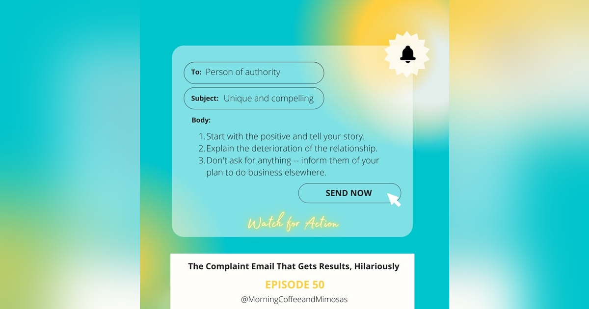 The Complaint Email That Gets Results, Hilariously The Complaint Email That Gets Results, Hilariously
