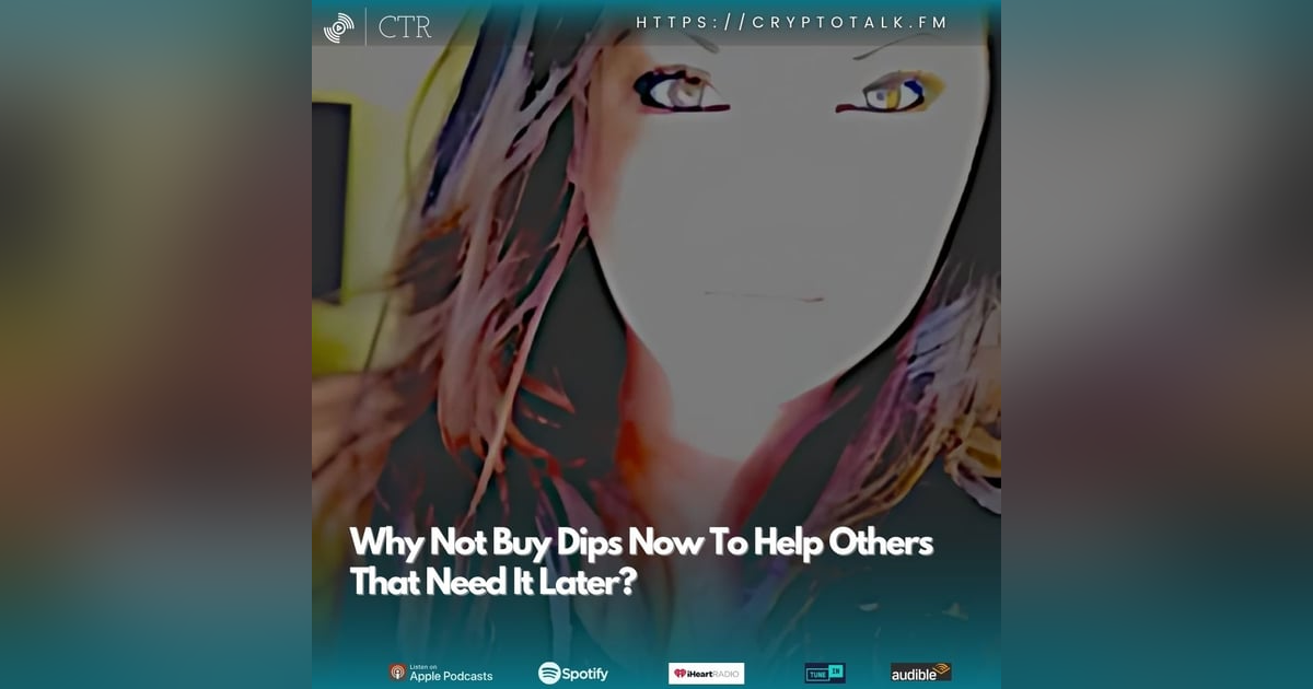 Why Not Buy Dips Now To Help Others That Need It Later? Why Not Buy Dips Now To Help Others That Need It Later?