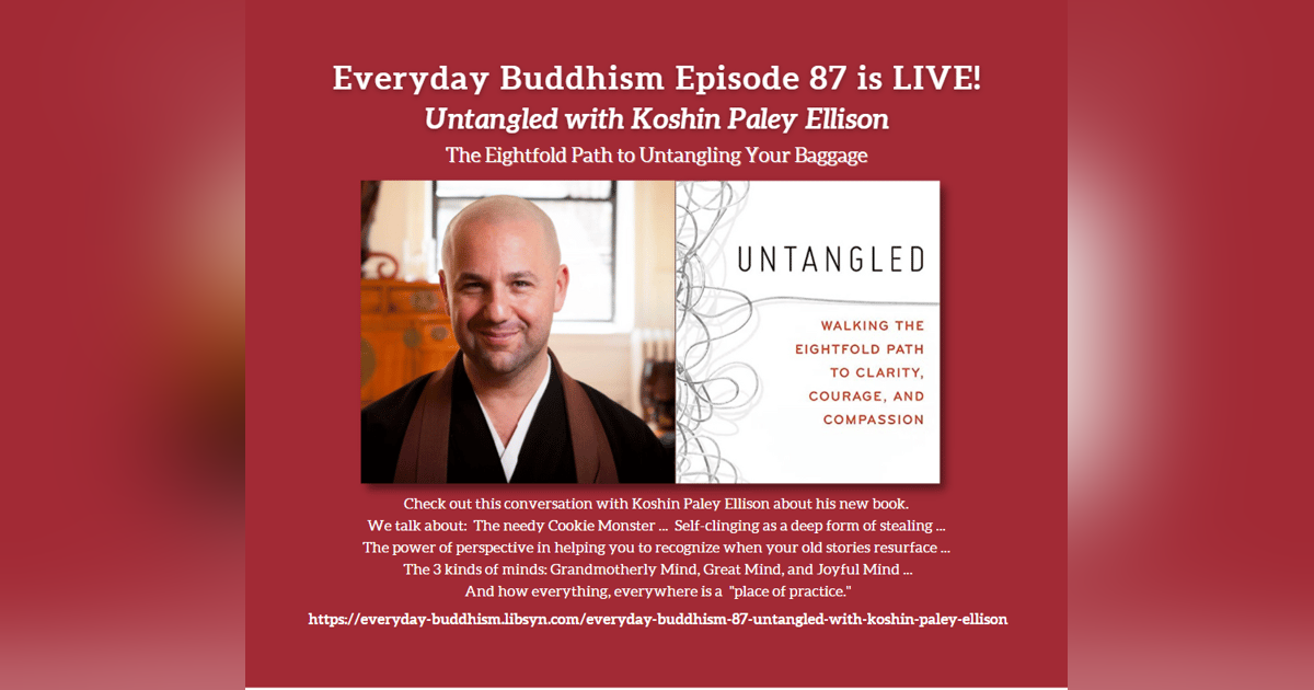 Everyday Buddhism 87 - Untangled with Koshin Paley Ellison Everyday Buddhism 87 - Untangled with Koshin Paley Ellison