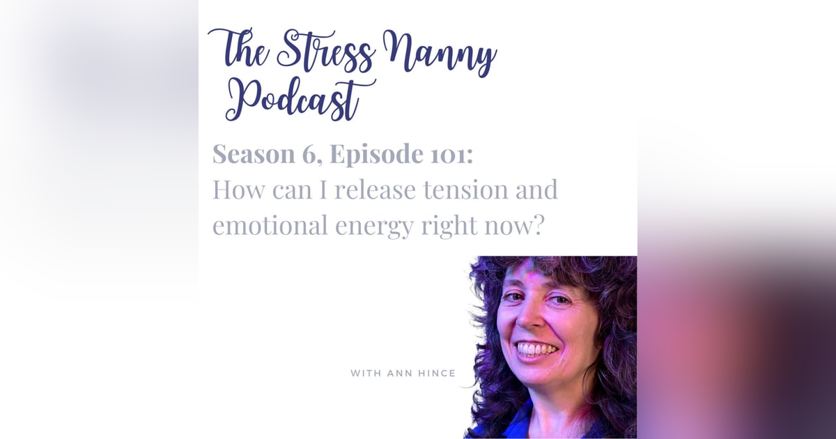 How can I release tension & emotional energy right now? How can I release tension & emotional energy right now?