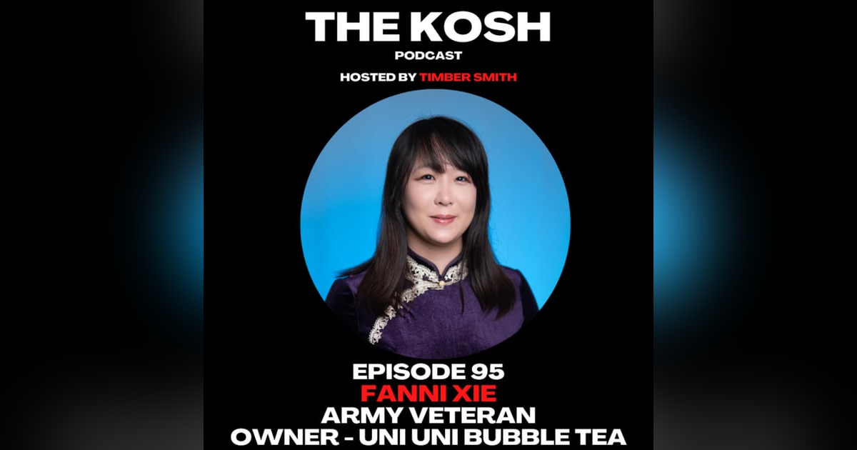 Episode 95: Fanni Xie - Army Veteran, Owner - Uni Uni Bubble Tea Episode 95: Fanni Xie - Army Veteran, Owner - Uni Uni Bubble Tea