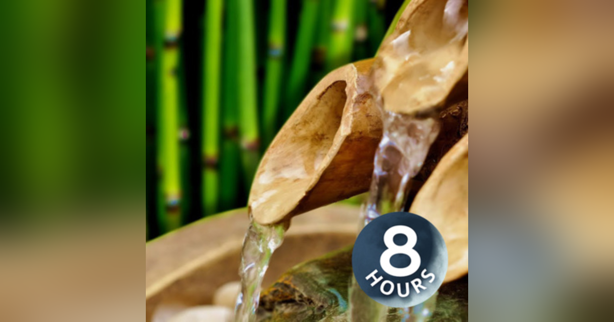 Bamboo Water Fountain 8 Hours | Relax & Get Your Zen On with Water Sounds White Noise Bamboo Water Fountain 8 Hours | Relax & Get Your Zen On with Water Sounds White Noise