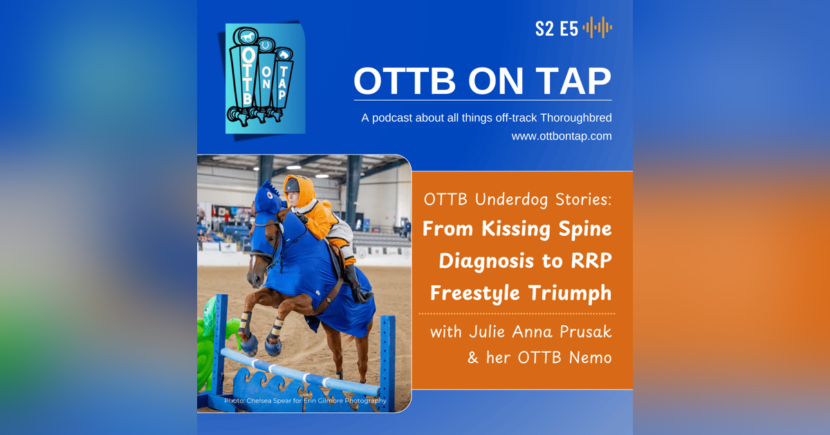 S2 E5: OTTB Underdog Stories: From Kissing Spine Diagnosis to RRP Freestyle Triumph S2 E5: OTTB Underdog Stories: From Kissing Spine Diagnosis to RRP Freestyle Triumph