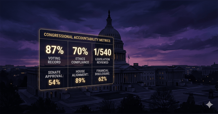 image for Congress Scores 0%: The Scorecard That Exposes What 540 Representatives Are Ignoring