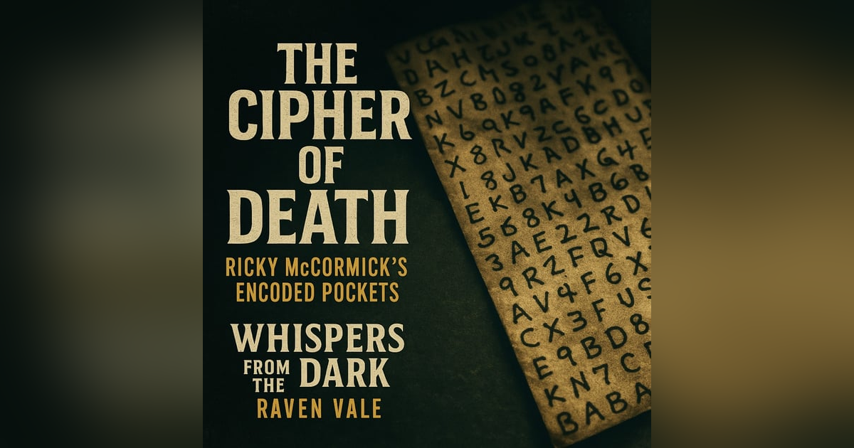 The Cipher of Death: Ricky McCormick's Encoded Pockets The Cipher of Death: Ricky McCormick's Encoded Pockets