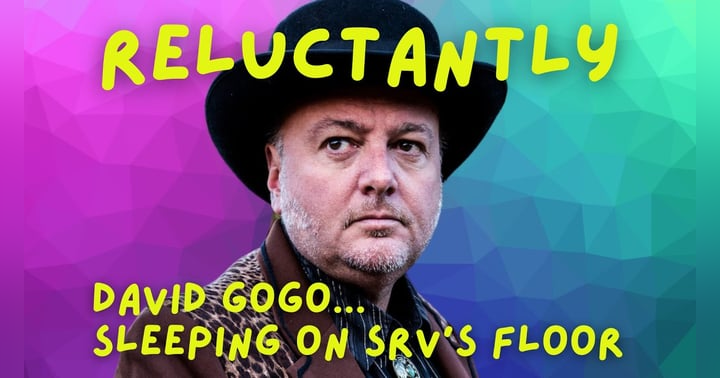 image for David Gogo ... Sleeping on SRV's Floor