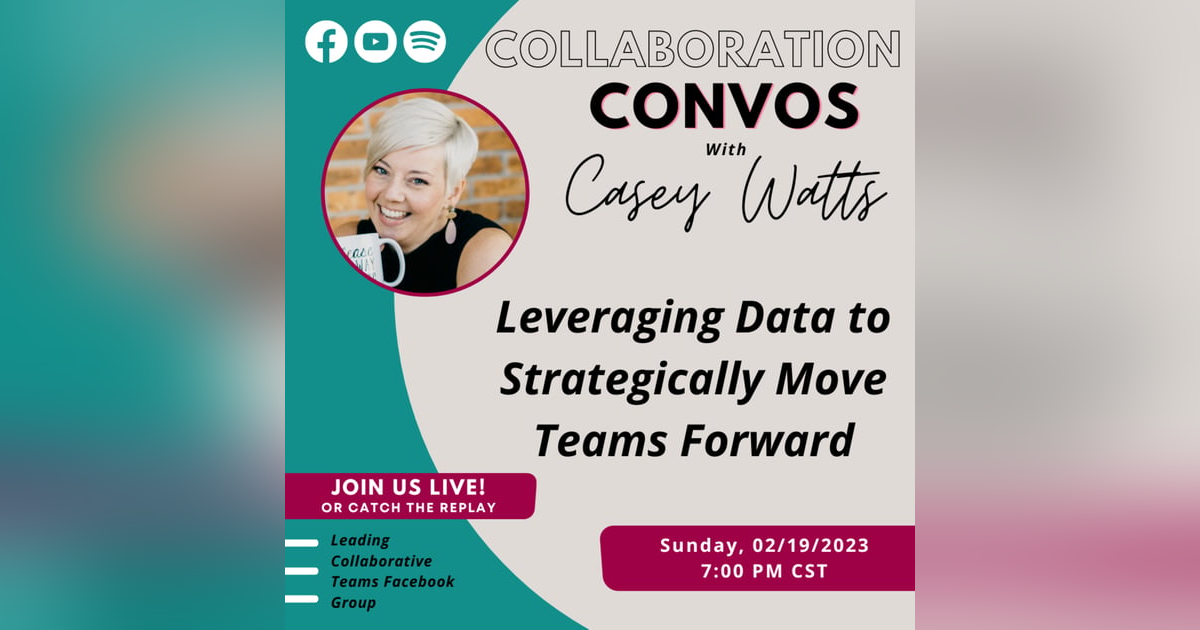 Leveraging Data to Strategically Move Teams Forward Leveraging Data to Strategically Move Teams Forward