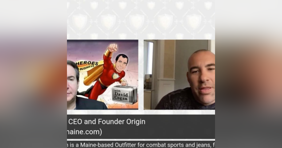 Pete Roberts Managing Partner and founder Origin, made in the USA, Maine-based Outfitter for combat sports jeans, footwear and nutritional s Pete Roberts Managing Partner and founder Origin, made in the USA, Maine-based Outfitter for combat sports jeans, footwear and nutritional s