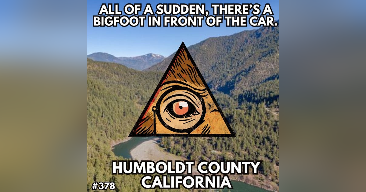 All of a sudden, there was a Bigfoot in front of our car! All of a sudden, there was a Bigfoot in front of our car!