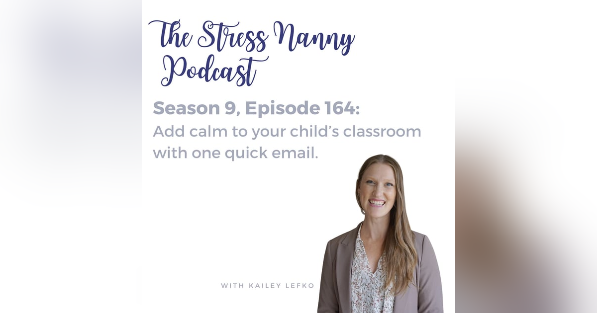 Add calm to your child's classroom with one quick email Add calm to your child's classroom with one quick email