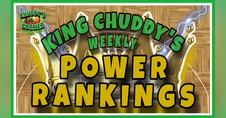 image for Chuddy's NBA Power Rankings: Week of April 8th