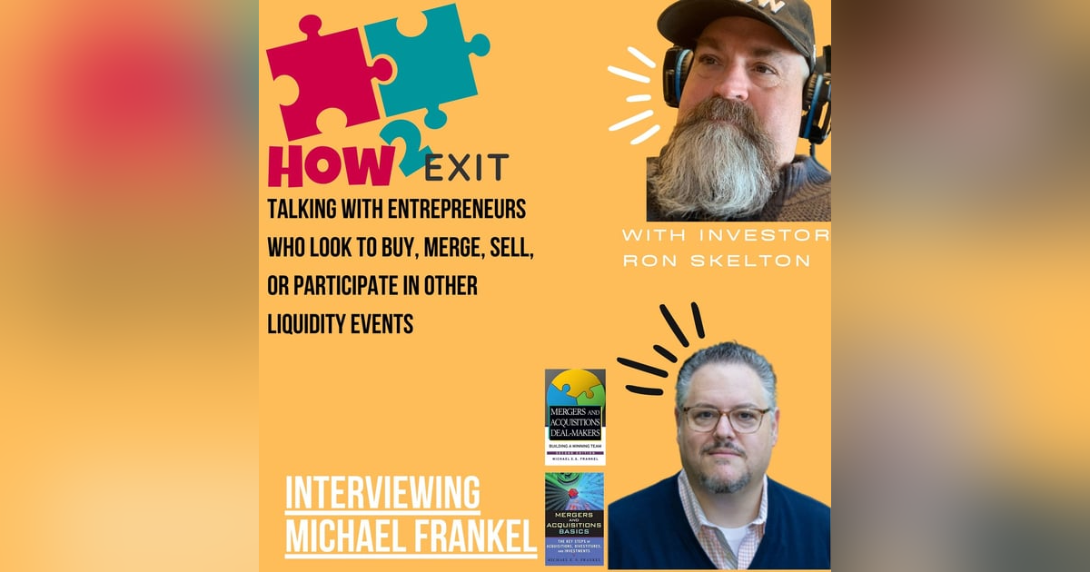 How2Exit Episode 72: Michael Frankel - Founder and Managing Partner of Trajectory Capital. How2Exit Episode 72: Michael Frankel - Founder and Managing Partner of Trajectory Capital.