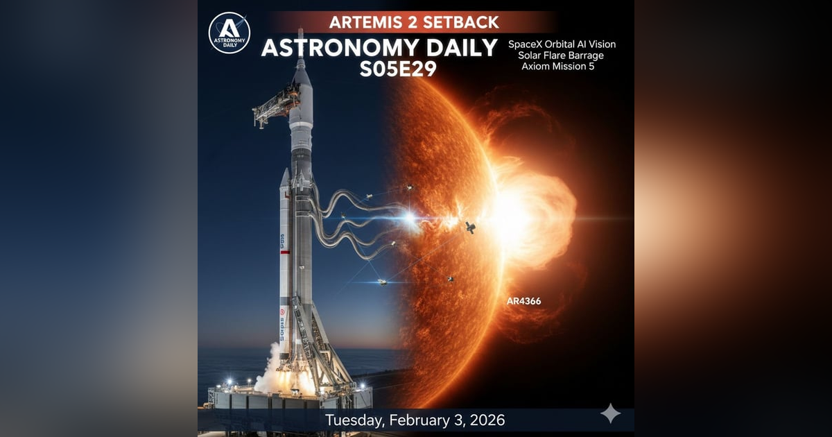 Artemis 2 Setback, SpaceX's Trillion-Dollar Orbital Vision & X8.3 Solar Flare Artemis 2 Setback, SpaceX's Trillion-Dollar Orbital Vision & X8.3 Solar Flare