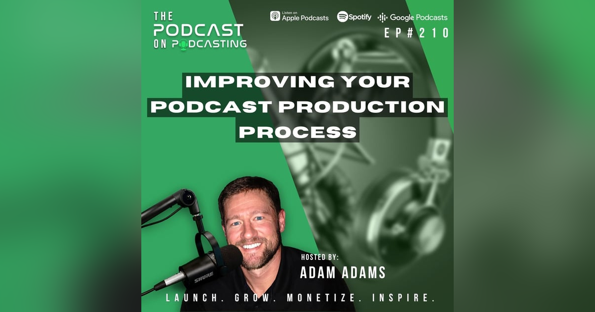 Ep210: Improving Your Podcast Production Process Ep210: Improving Your Podcast Production Process
