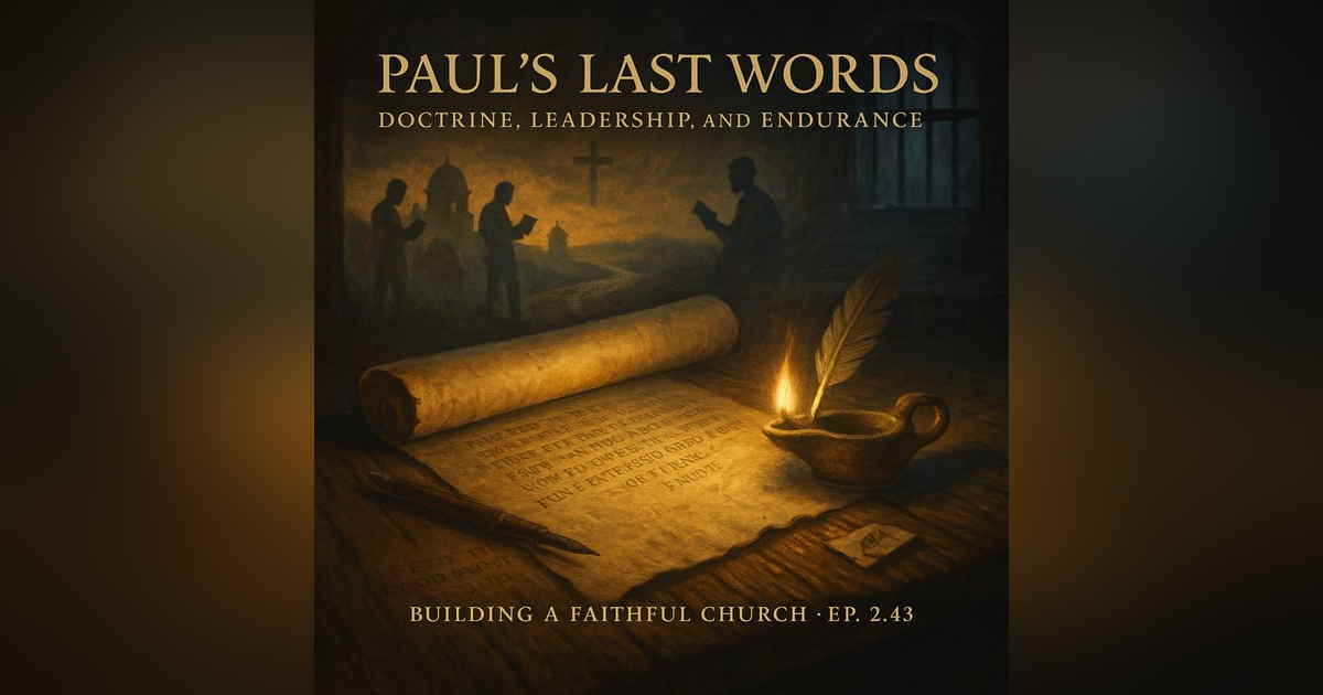 Paul’s Last Words: Doctrine, Leadership, and Endurance Paul’s Last Words: Doctrine, Leadership, and Endurance