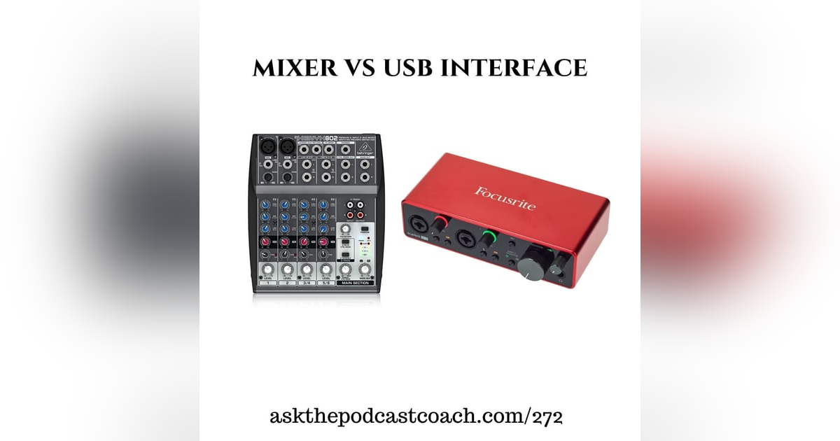 Mixer vs USB Device? Mixer vs USB Device?