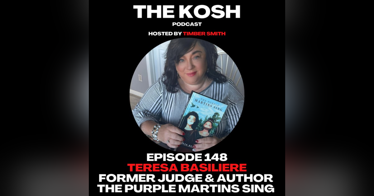 Episode 148: Teresa Basiliere - Former Judge & Author of The Purple Martins Sing Episode 148: Teresa Basiliere - Former Judge & Author of The Purple Martins Sing