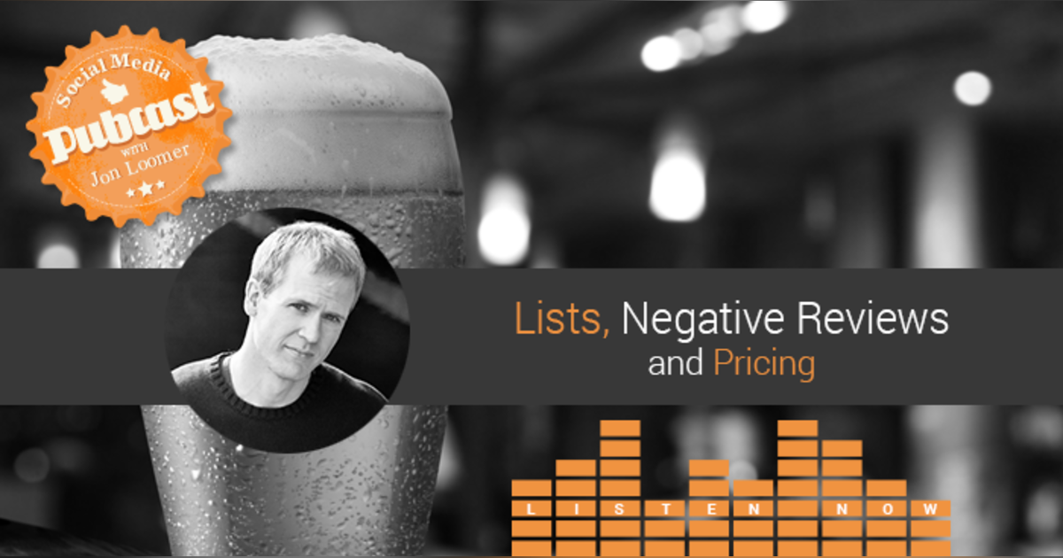 PUBCAST: Lists, Negative Reviews and Pricing PUBCAST: Lists, Negative Reviews and Pricing