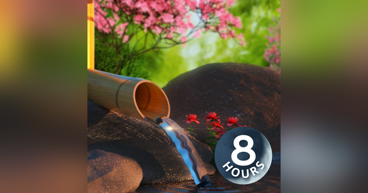 Fall Asleep or Focus with Bamboo Water Fountain | 8 Hour Water White Noise Fall Asleep or Focus with Bamboo Water Fountain | 8 Hour Water White Noise