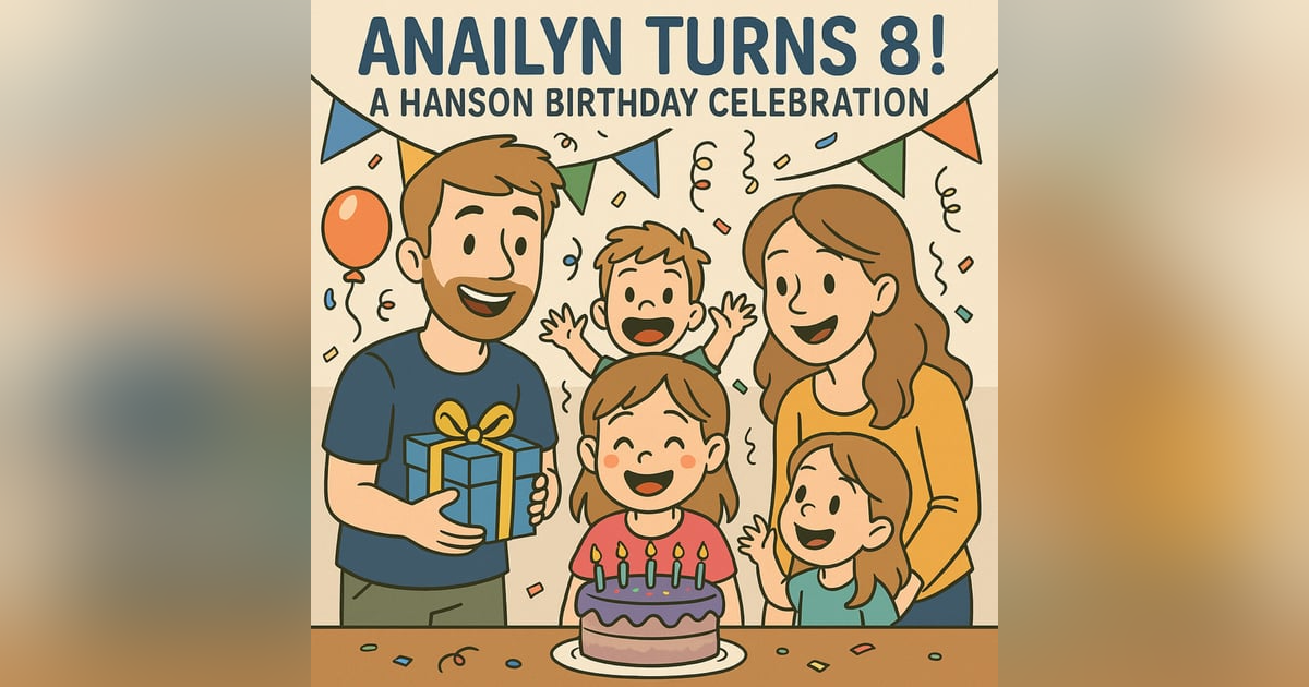 Anailyn Turns 8! A Hanson Birthday Celebration on We Are The Hansons Anailyn Turns 8! A Hanson Birthday Celebration on We Are The Hansons
