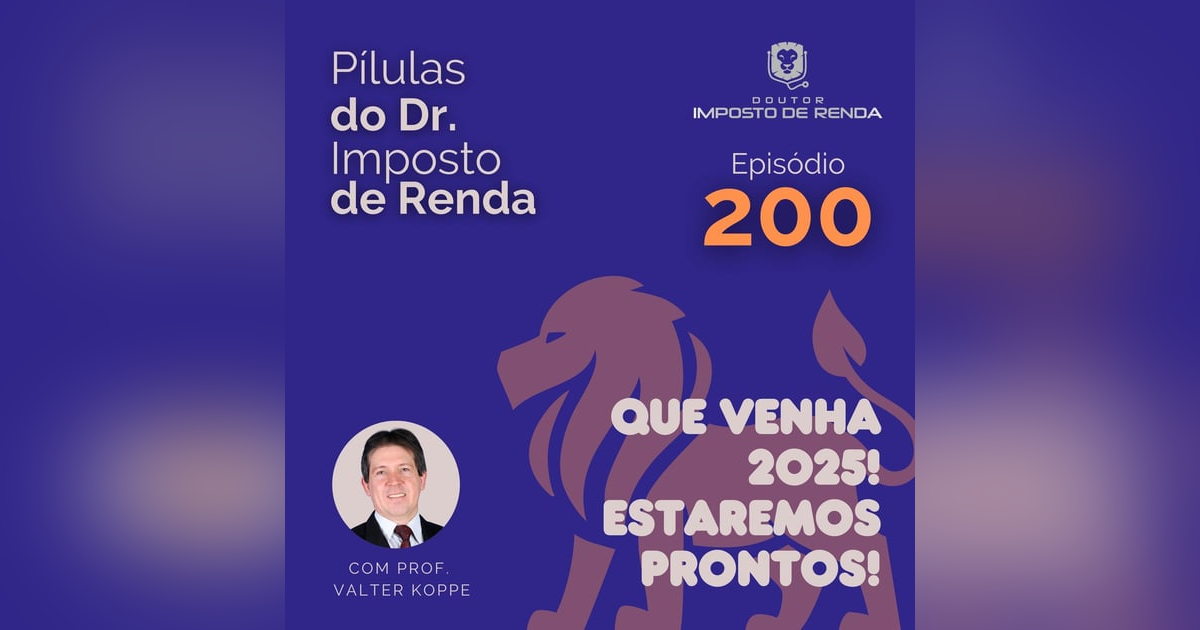 PDIR Ep. 200 – Que venha 2025! Estaremos prontos! PDIR Ep. 200 – Que venha 2025! Estaremos prontos!