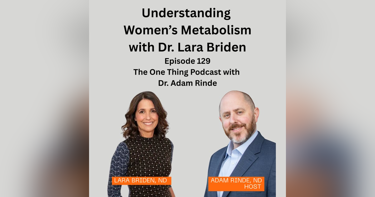 Episode 129. Dr. Lara Briden, Beyond Willpower: Understanding Metabolism Through Biology, Not Blame Episode 129. Dr. Lara Briden, Beyond Willpower: Understanding Metabolism Through Biology, Not Blame