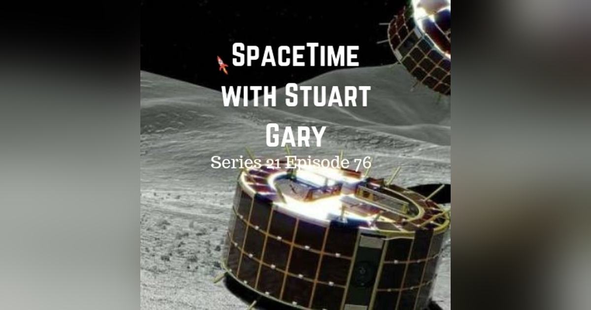 76: Japan lands on the asteroid Ryugu - SpaceTime with Stuart Gary Series 21 Episode 76 76: Japan lands on the asteroid Ryugu - SpaceTime with Stuart Gary Series 21 Episode 76