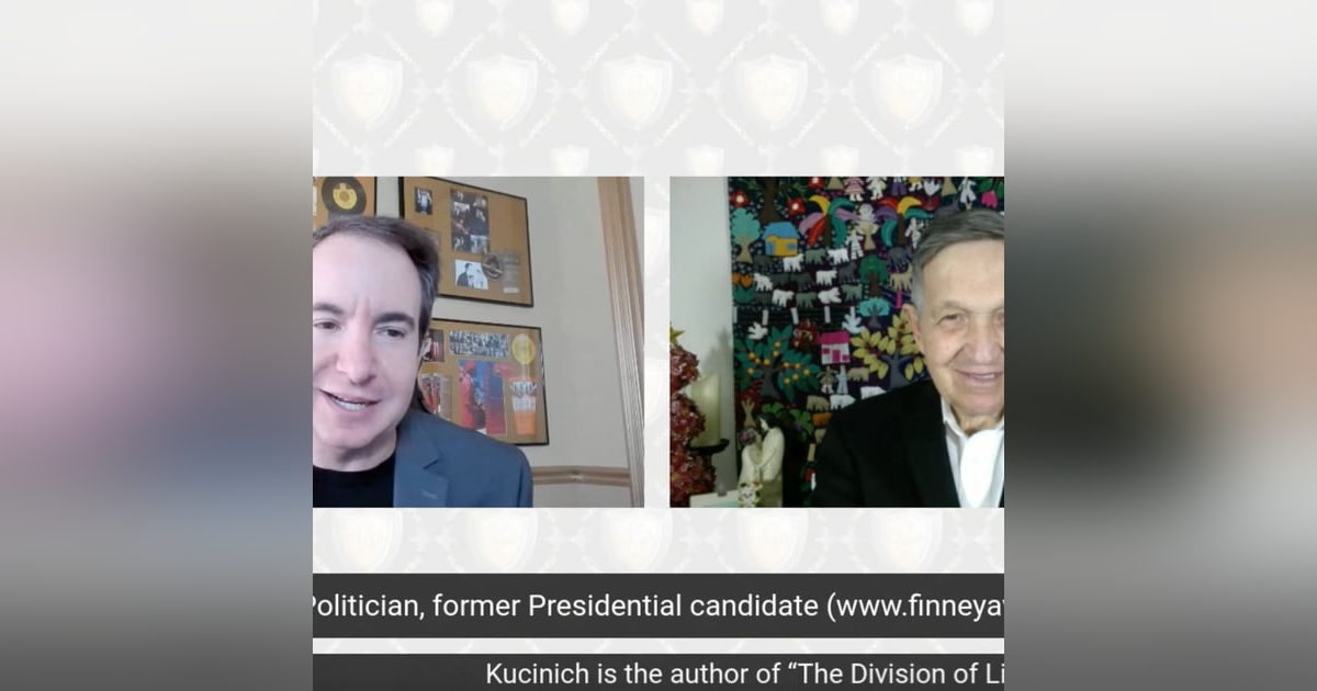 Dennis Kucinich, former Mayor of Cleveland OH, former US presidential candidate, author The Division of Light and Power Dennis Kucinich, former Mayor of Cleveland OH, former US presidential candidate, author The Division of Light and Power