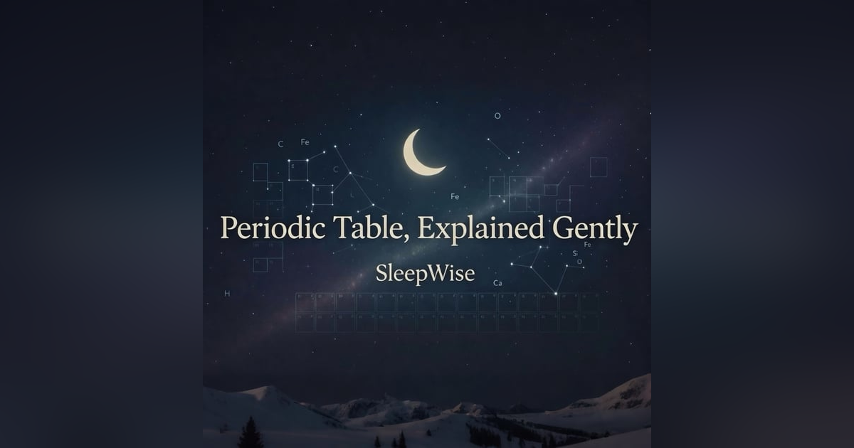 Periodic Table, Explained Gently | A SleepWise Story Periodic Table, Explained Gently | A SleepWise Story