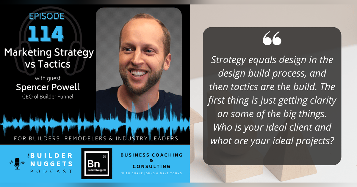 Ep 114: Marketing Strategy vs Tactics Ep 114: Marketing Strategy vs Tactics