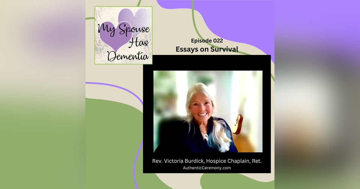 Tall Ships and Facing Death - Victoria Burdick, Hospice Chaplain, Ret. Tall Ships and Facing Death - Victoria Burdick, Hospice Chaplain, Ret.