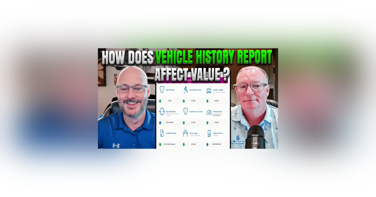 What is a Vehicle History Report and How Does it Affect Value - EV Bids Podcast Episode 3 What is a Vehicle History Report and How Does it Affect Value - EV Bids Podcast Episode 3