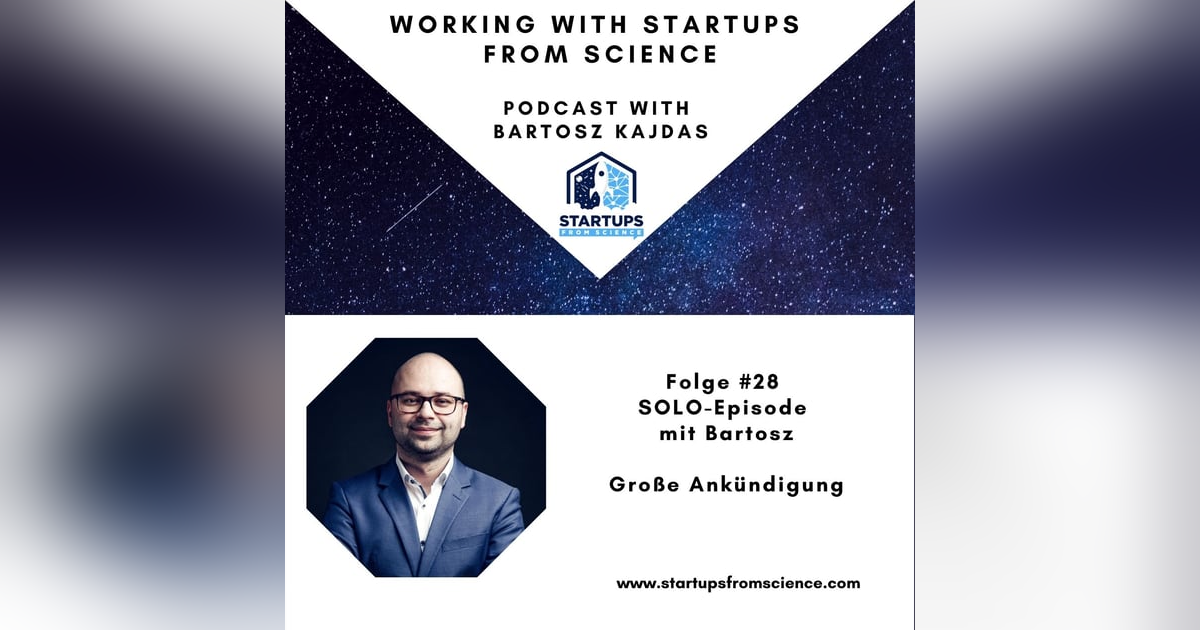 #28 | SOLO-Episode mit Bartosz | Große Ankündigung #28 | SOLO-Episode mit Bartosz | Große Ankündigung