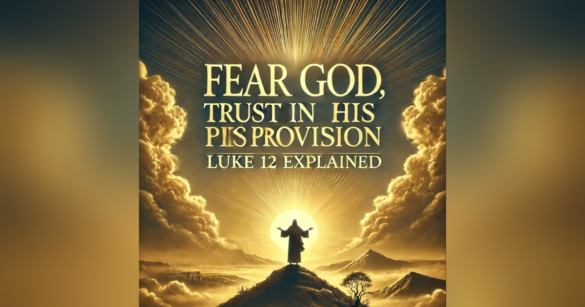 Trust in God or Fear the World? Luke 12 Holds the Answer! Trust in God or Fear the World? Luke 12 Holds the Answer!
