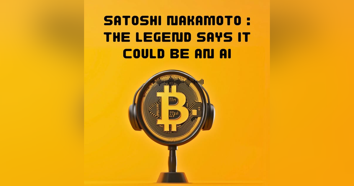 #38. Satoshi Nakamoto could Be an AI ? #38. Satoshi Nakamoto could Be an AI ?