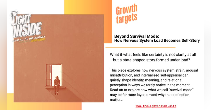 image for Beyond Survival Mode: How Nervous System Load Becomes Self-Story