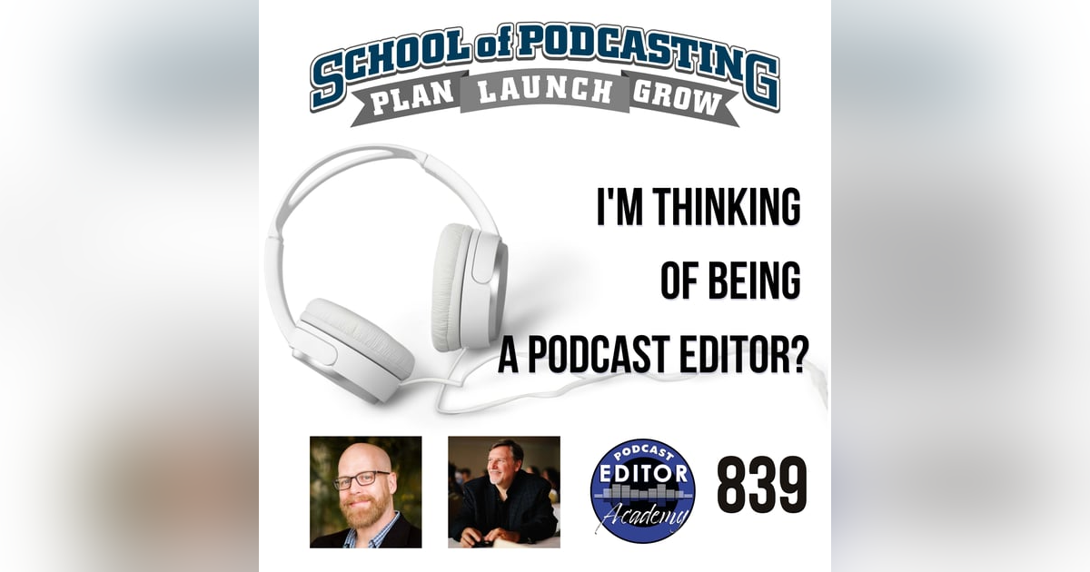 I'm Thinking of Being a Podcast Editor (with Steve Stewart and Mark Deal) I'm Thinking of Being a Podcast Editor (with Steve Stewart and Mark Deal)