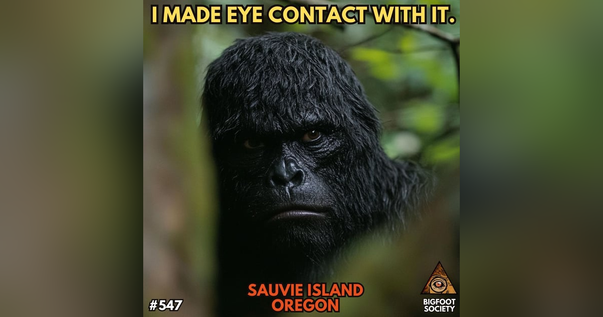 We found Sasquatch on Sauvie Island! We found Sasquatch on Sauvie Island!