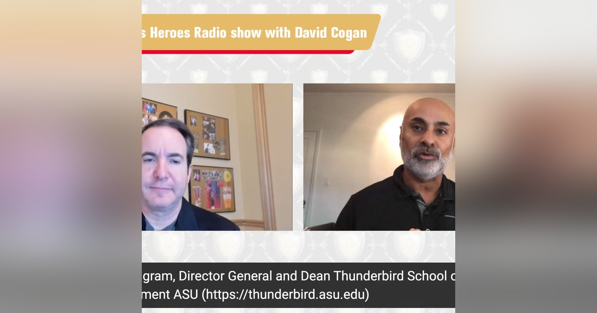 Dr. Sanjeev Khagram Director General and Dean Thunderbird School of Global Management Dr. Sanjeev Khagram Director General and Dean Thunderbird School of Global Management