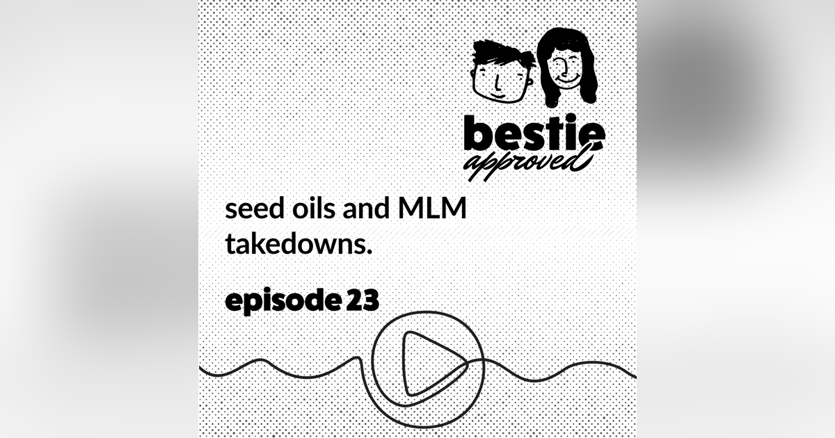 seed oils and MLM takedowns. seed oils and MLM takedowns.