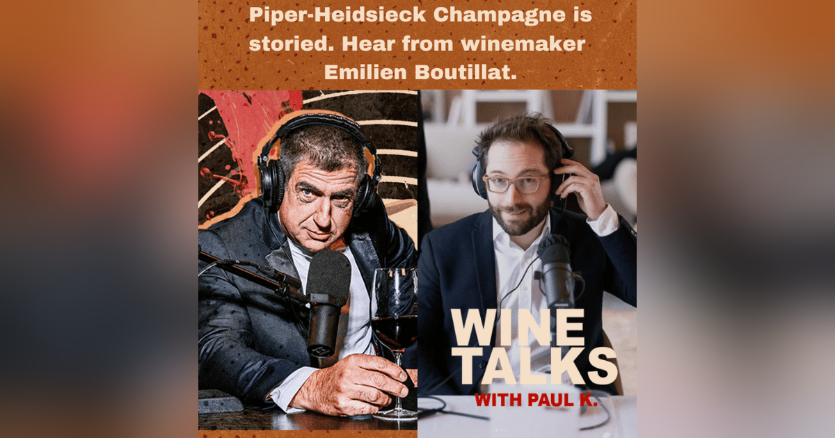 Piper-Heidsieck Champagne is storied. Hear from winemaker Emilien Boutillat Piper-Heidsieck Champagne is storied. Hear from winemaker Emilien Boutillat