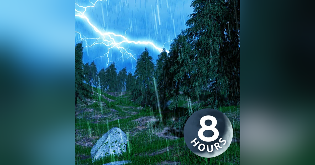 Forest Rain Sounds for Sleep | Thunderstorm White Noise 8 Hours Forest Rain Sounds for Sleep | Thunderstorm White Noise 8 Hours