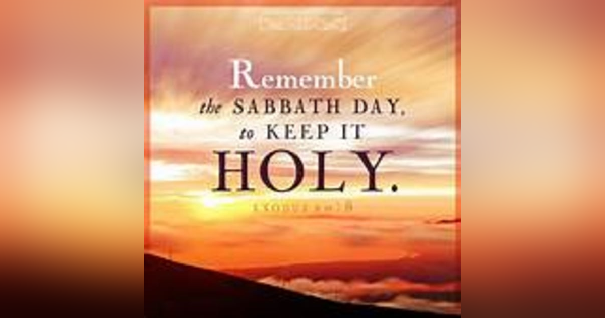 Profanation Of The Sabbath Profanation Of The Sabbath