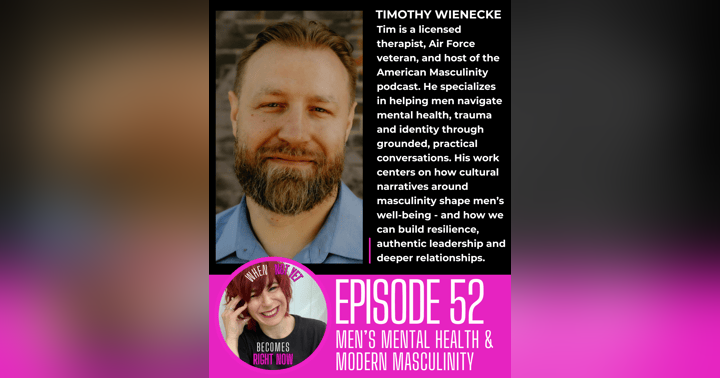 image for Men’s Mental Health and Modern Masculinity with Timothy Wienecke