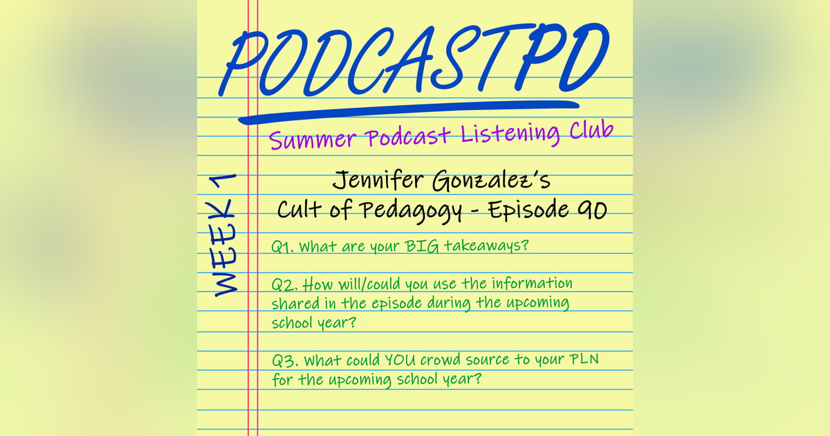 Podcast Listening Club Reminder - BONUS Podcast Listening Club Reminder - BONUS