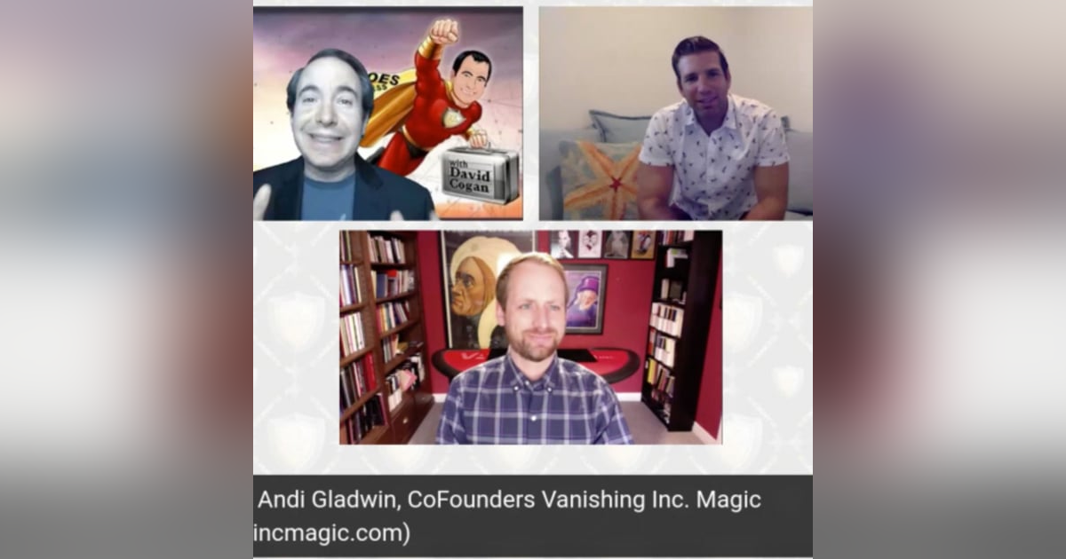 Joshua Jay, Andi Gladwin co founders, Vanishing Inc. Magic, appeared on “The Late Late Show,” “The Today Show,” and “Good Morning America Joshua Jay, Andi Gladwin co founders, Vanishing Inc. Magic, appeared on “The Late Late Show,” “The Today Show,” and “Good Morning America