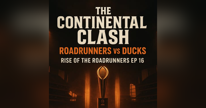 image for The Continental Clash: Roadrunners vs Ducks | Rise of the Roadrunners Ep. 16 Postgame Blog by Frankie “The Horn” Calderón — Voice of the Roadrunners UTSA Roadrunners vs Oregon Ducks | Peach Bowl Semifinal | CFP 12-Seed vs 1-Seed