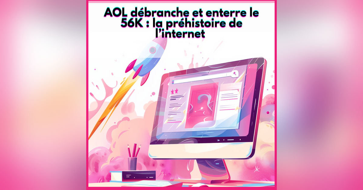 AOL débranche et enterre le 56K : une page historique de l’Internet se tourne AOL débranche et enterre le 56K : une page historique de l’Internet se tourne