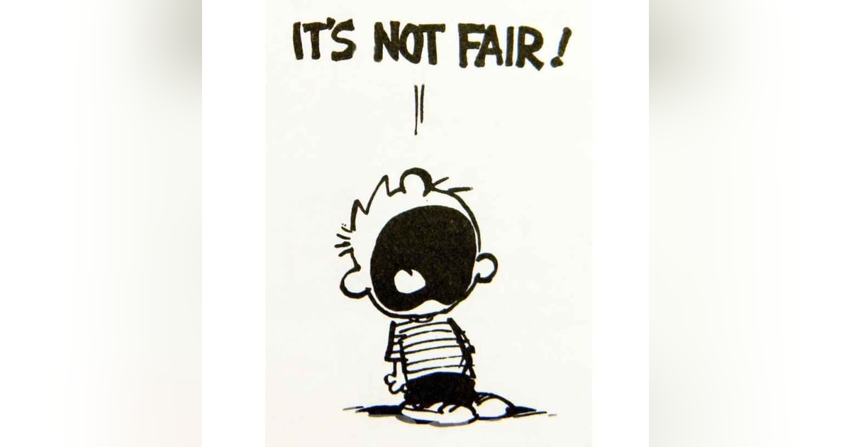 436: You're right, it's not fair! 436: You're right, it's not fair!