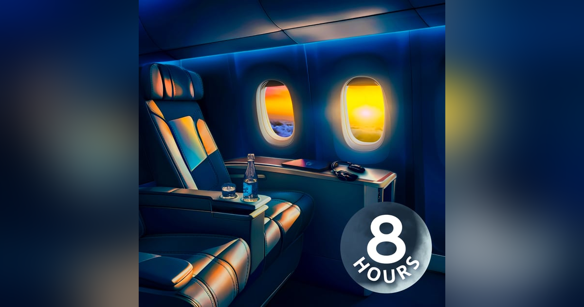 Airplane White Noise Sounds for Sleeping in First Class! | 8-Hour Airplane White Noise Sounds for Sleeping in First Class! | 8-Hour